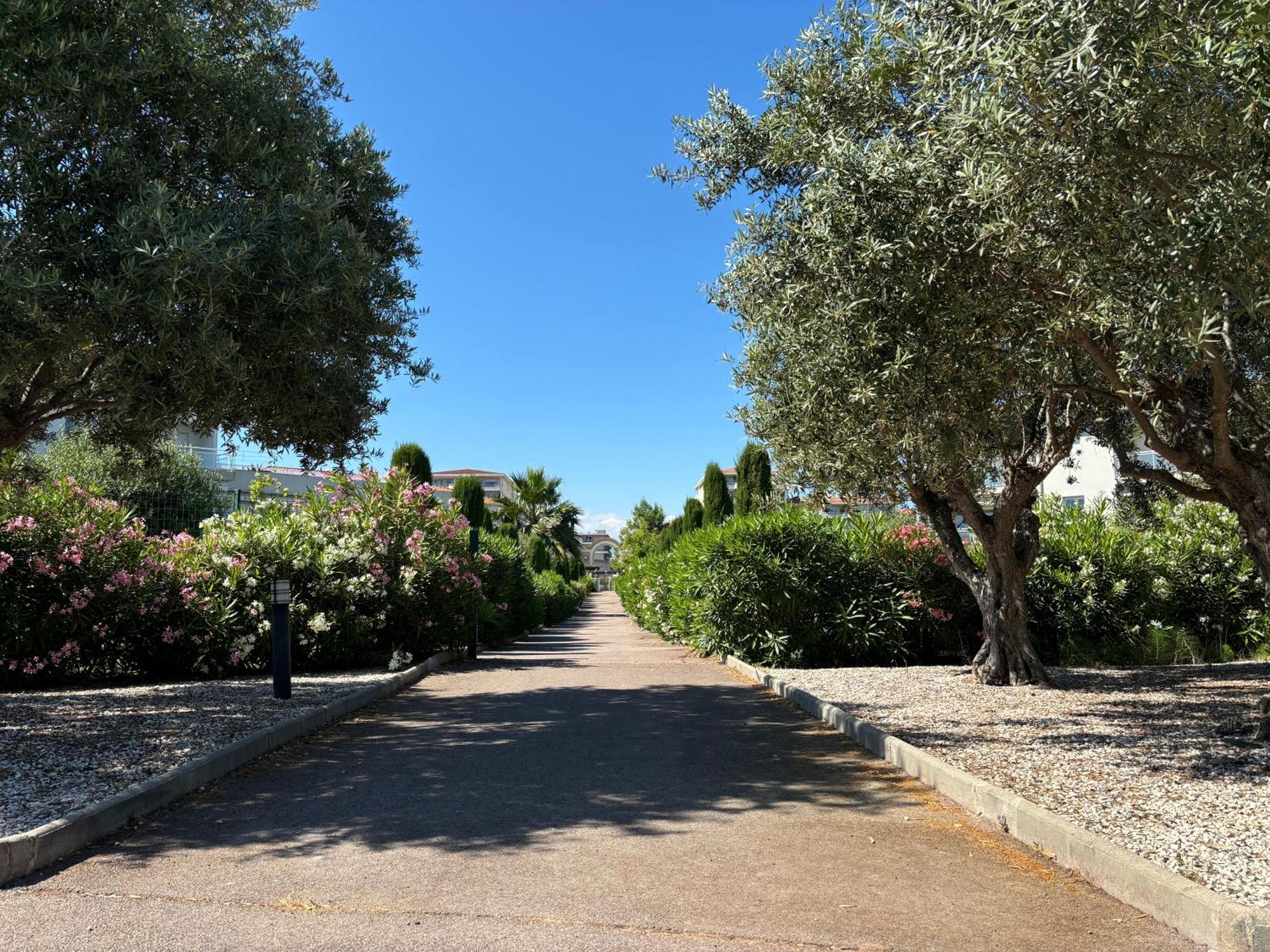 Beachside Apartment With Pool & Garden In Juan Les Pins Antibes Exterior foto