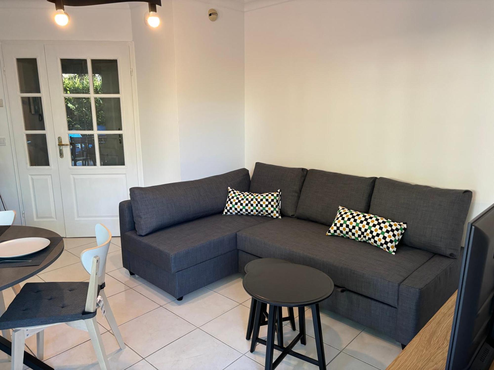 Beachside Apartment With Pool & Garden In Juan Les Pins Antibes Exterior foto